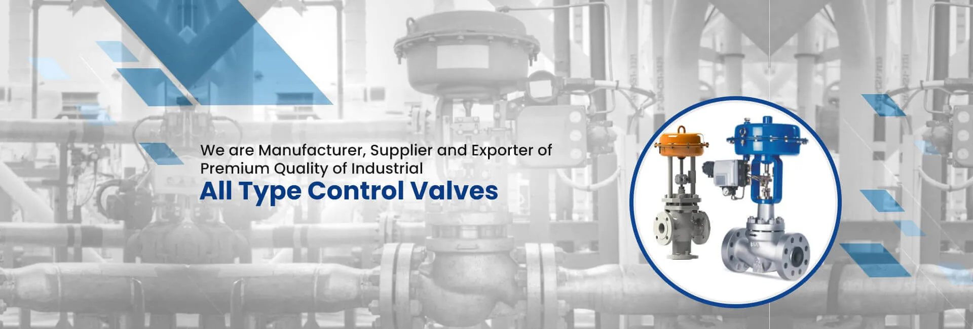 Control Valves, Supplier & Exporter in India